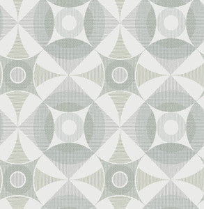 Ellis Sage Geometric Wallpaper by A-Street Prints