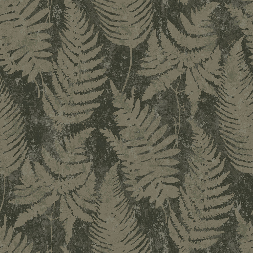 Whistler Moss Leaf Wallpaper by Engblad & Co Lounge Luxe Covers about 57.8 square feet 21-in by 33-ft long roll Unpasted 21 - Fabric Carolina -