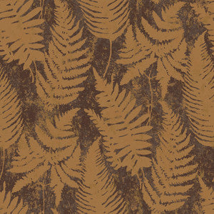 Whistler Brown Leaf Wallpaper by Engblad & Co