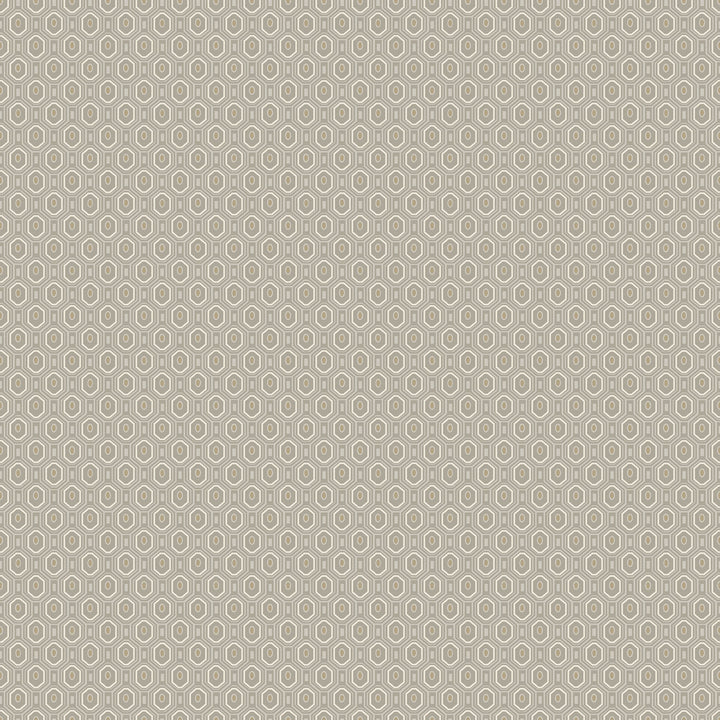 Ambassador Grey Geometric Wallpaper by Engblad & Co Lounge Luxe Covers about 57.8 square feet 21-in by 33-ft long roll Unpasted 2.5 - Fabric Carolina -