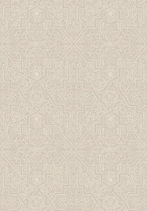 Rosenvinge Beige Ironworks Wallpaper by Wall Vision