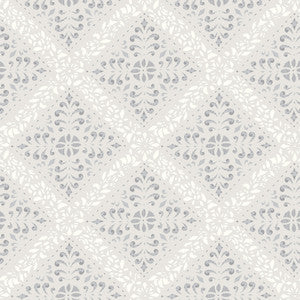 Nyborg Taupe Ornamental Geometric Wallpaper by Wall Vision