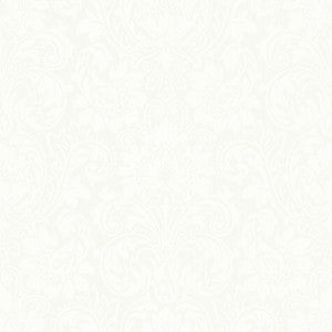 Arbesque Off White Damask Wallpaper by Wall Vision