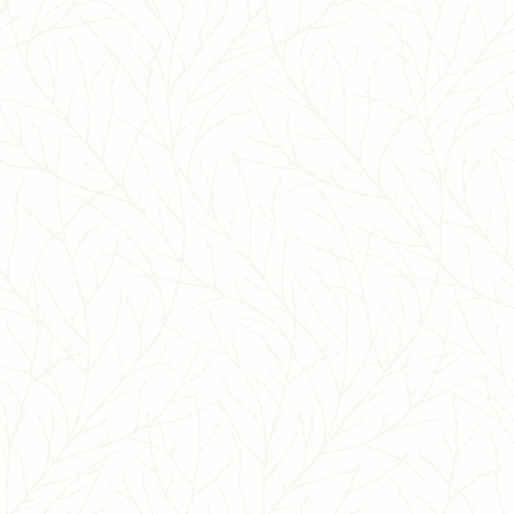Branches Platinum Trees Wallpaper by Wall Vision In Bloom Covers about 57.8 square feet 21-in by 33-ft long roll Unpasted 21 - Fabric Carolina -