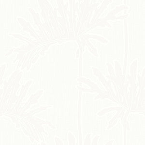 Dragon Leaf Platinum Botanical Wallpaper by Wall Vision