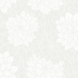 Foliage Grey Floral Wallpaper by Wall Vision