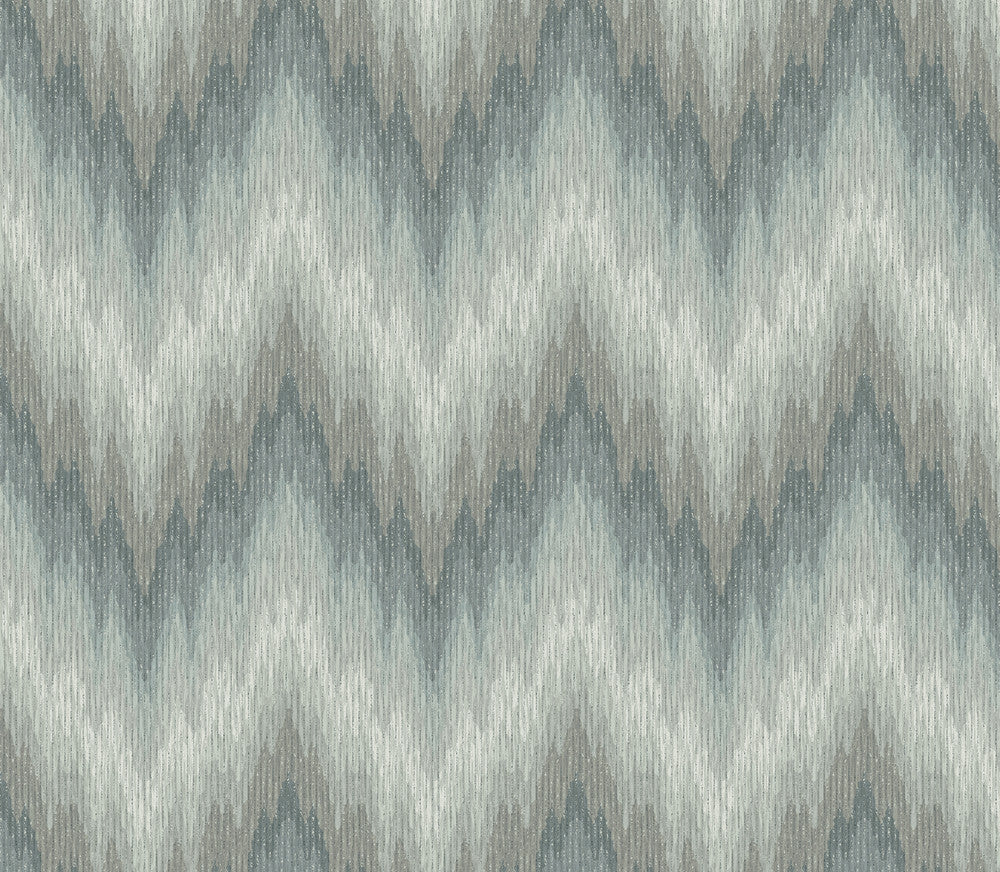 Whistler Slate Ikat Texture Wallpaper by A-Street Prints Fibers Covers about 13 square feet China Unpasted 5.5-in repeat, straight match 52-in by 3-ft long roll - Fabric Carolina -