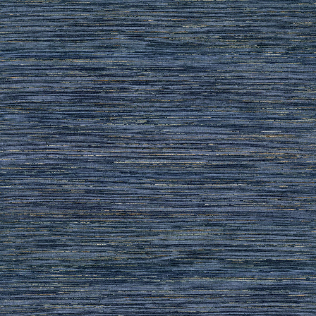Pattini Indigo Grasscloth Wallpaper by A-Street Prints Designer