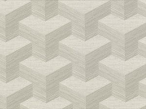Y Knot Light Grey Geometric Texture Wallpaper by A-Street Prints