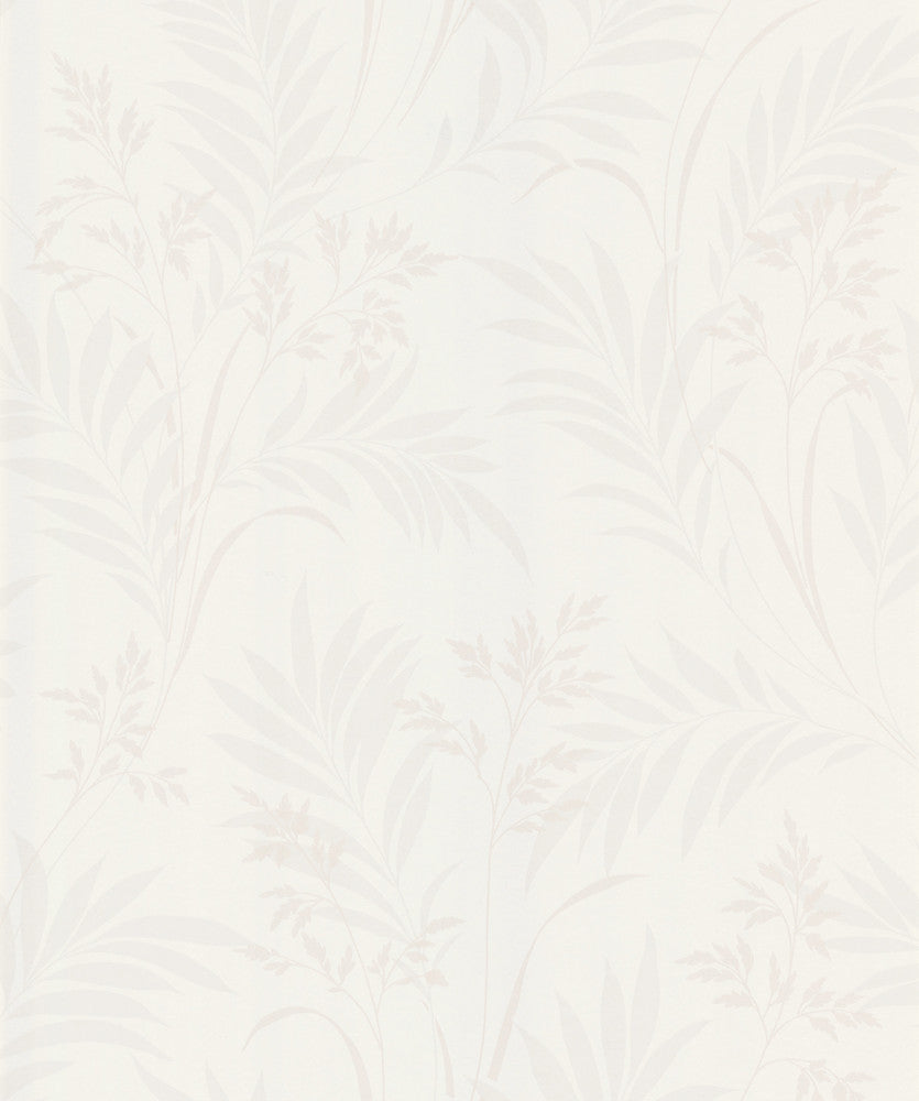 Bali Hai Cream Foliage Wallpaper by Beacon House Ink Covers about 56.4 square feet 20.5-in by 33-ft long roll Prepasted 25 - Fabric Carolina -