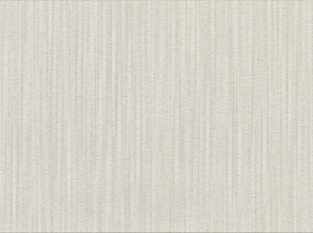 Volantis Cream Textured Stripe Wallpaper by Warner Cortina IV Covers about 60.8 square feet 27-in by 27-ft long roll Unpasted 0 - Fabric Carolina -