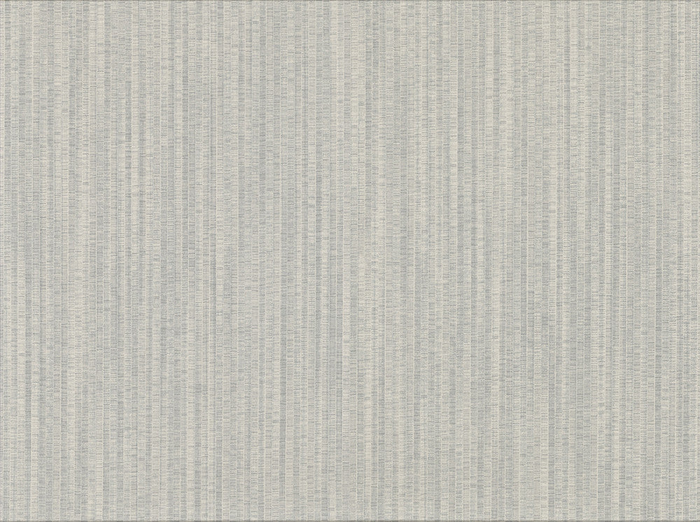 Volantis Grey Textured Stripe Wallpaper by Warner Cortina IV Covers about 60.8 square feet 27-in by 27-ft long roll Unpasted 0 - Fabric Carolina -