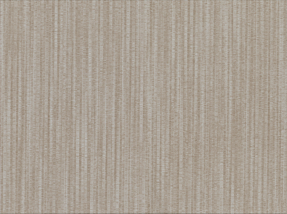 Volantis Brown Textured Stripe Wallpaper by Warner Cortina IV Covers about 60.8 square feet 27-in by 27-ft long roll Unpasted 0 - Fabric Carolina -
