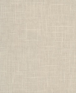 Stannis Cream Linen Texture Wallpaper by Warner