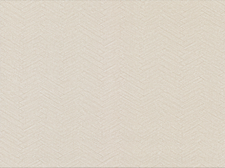Karma Off White Herringhone Weave Wallpaper by Warner Cortina IV Covers about 60.8 square feet 27-in by 27-ft long roll Unpasted 0 - Fabric Carolina -