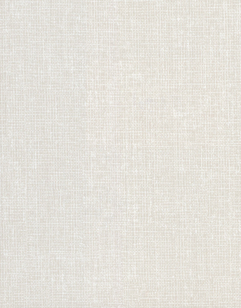 Arya Ivory Fabric Texture Wallpaper by Warner Cortina IV Covers about 60.8 square feet 27-in by 27-ft long roll Unpasted 0 - Fabric Carolina -