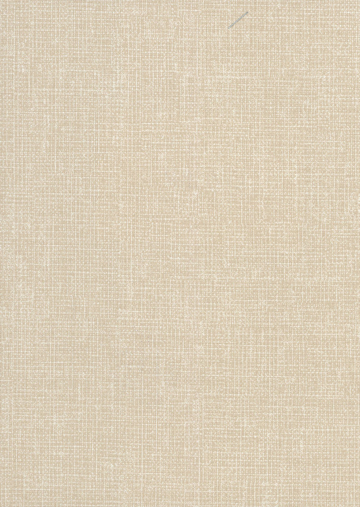Arya Cream Fabric Texture Wallpaper by Warner Cortina IV Covers about 60.8 square feet 27-in by 27-ft long roll Unpasted 0 - Fabric Carolina -