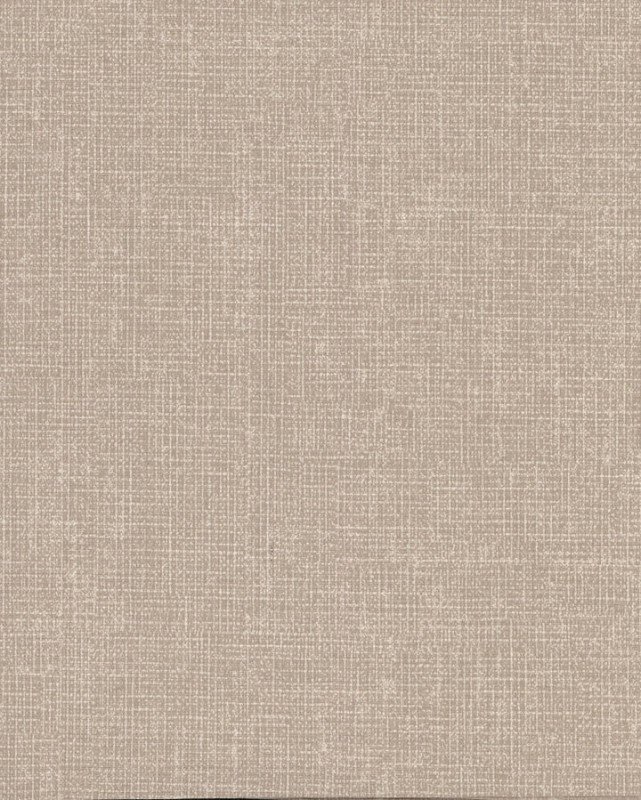 Arya Light Brown Fabric Texture Wallpaper by Warner Cortina IV Covers about 60.8 square feet 27-in by 27-ft long roll Unpasted 0 - Fabric Carolina -