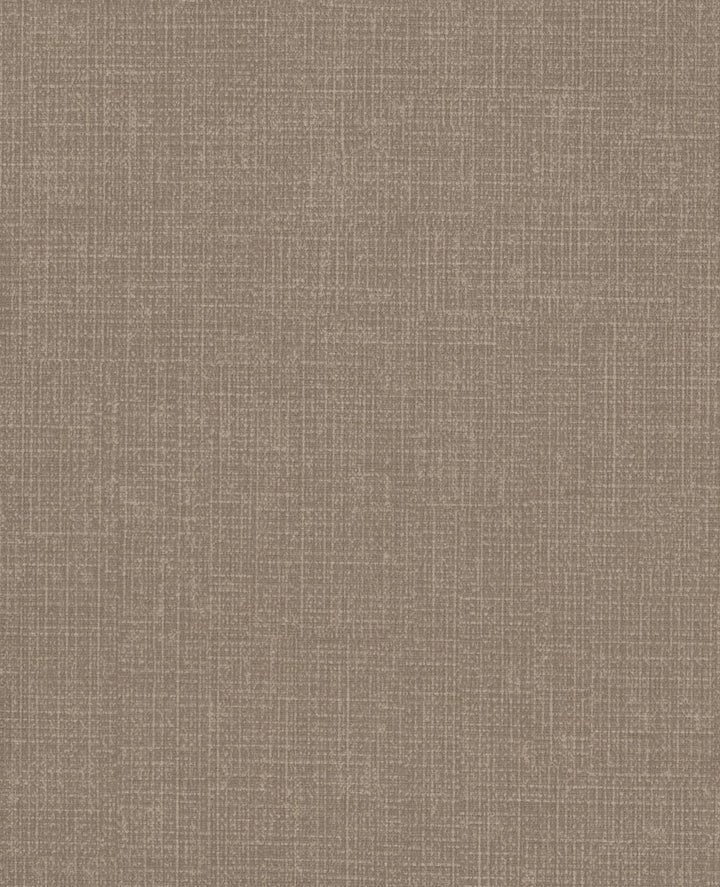 Arya Brown Fabric Texture Wallpaper by Warner Cortina IV Covers about 60.8 square feet 27-in by 27-ft long roll Unpasted 0 - Fabric Carolina -