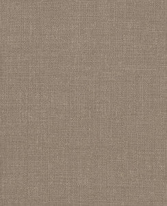 Arya Brown Fabric Texture Wallpaper by Warner
