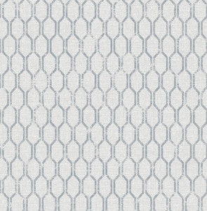 Elodie Light Grey Geometric Wallpaper by Advantage