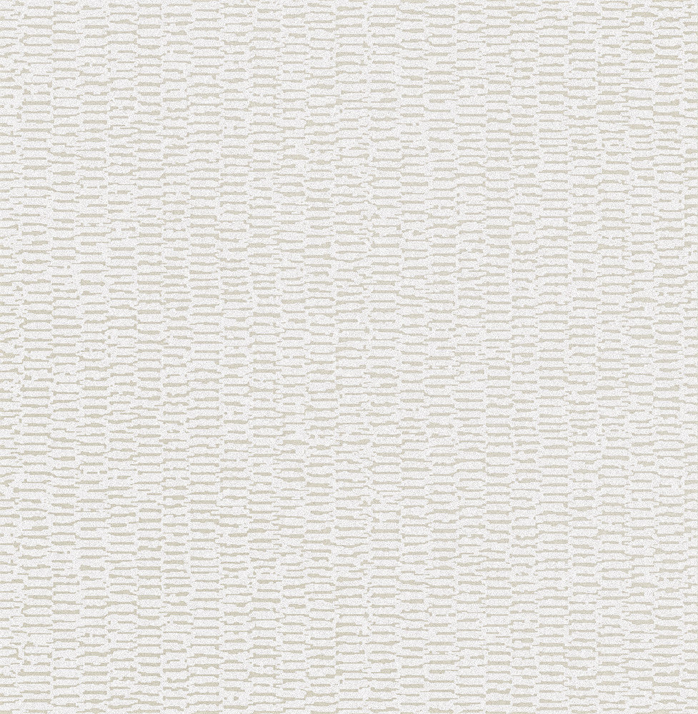 Fleur Cream Texture Wallpaper by Advantage Metallic Covers about 56.4 square feet 20.5-in by 33-ft long roll Unpasted 0 - Fabric Carolina -