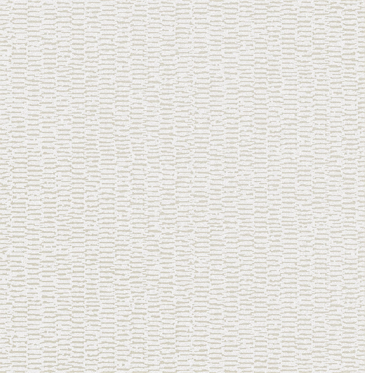 Fleur Cream Texture Wallpaper by Advantage Metallic Covers about 56.4 square feet 20.5-in by 33-ft long roll Unpasted 0 - Fabric Carolina -