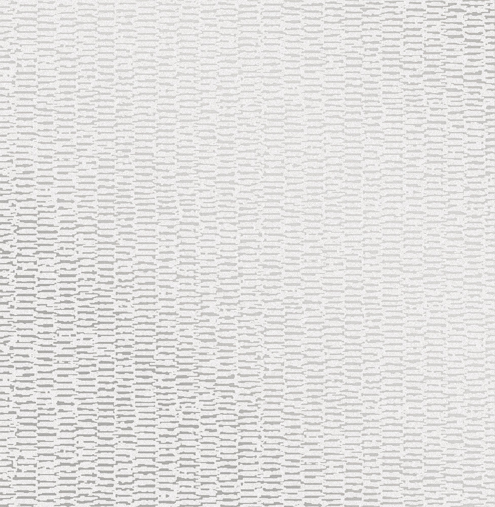 Fleur Silver Texture Wallpaper by Advantage Metallic Covers about 56.4 square feet 20.5-in by 33-ft long roll Unpasted 0 - Fabric Carolina -