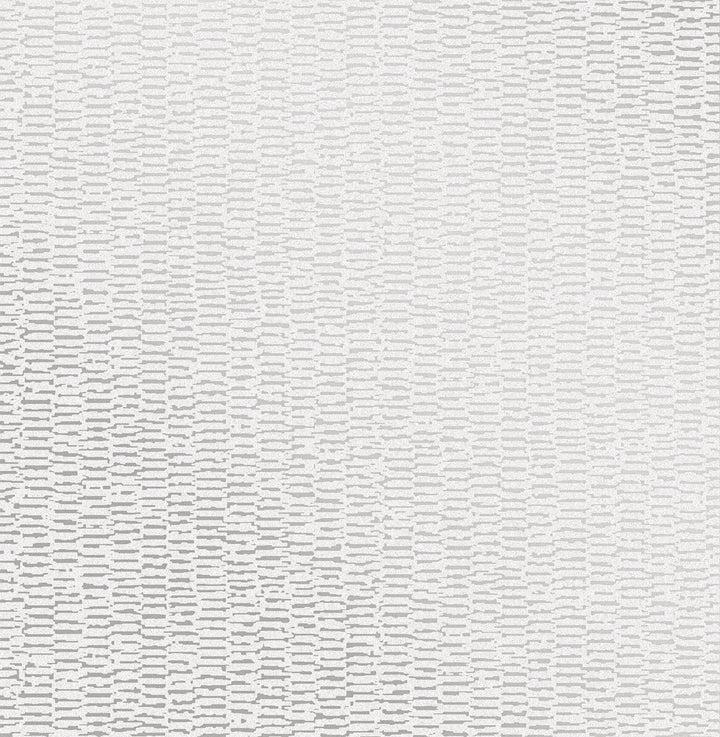 Fleur Silver Texture Wallpaper by Advantage Metallic Covers about 56.4 square feet 20.5-in by 33-ft long roll Unpasted 0 - Fabric Carolina -