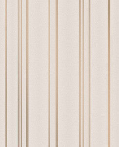 Thierry Rose Gold Stripe Wallpaper by Advantage