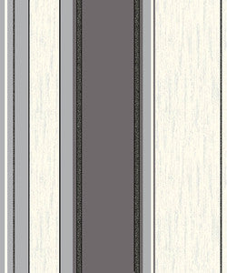 Mirabelle Black Stripe Wallpaper by Advantage
