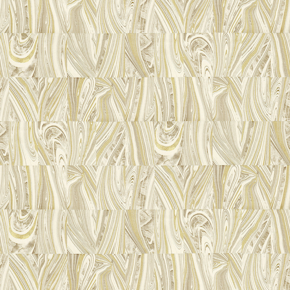 Boulders Champagne Glitter Marble Wallpaper by Advantage Deluxe Covers about 56.4 square feet 20.5-in by 33-ft long roll Unpasted 25.2 - Fabric Carolina -