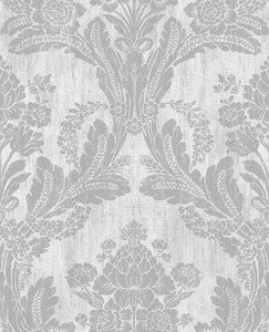 Zemi Ivory Damask Wallpaper by Advantage