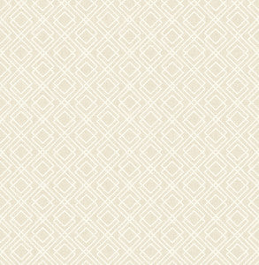 Puck Wheat Geometric Wallpaper by Advantage