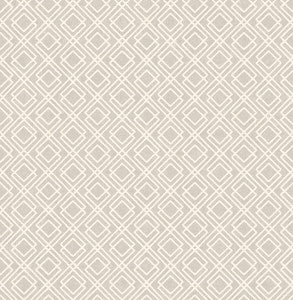 Puck Light Brown Geometric Wallpaper by Advantage