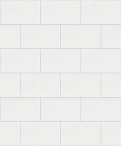 Angelo Ivory Subway Tile Wallpaper by Advantage