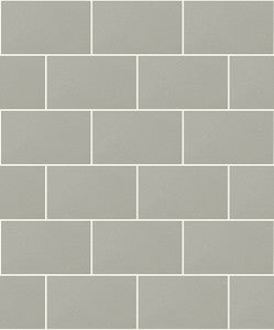 Angelo Grey Subway Tile Wallpaper by Advantage