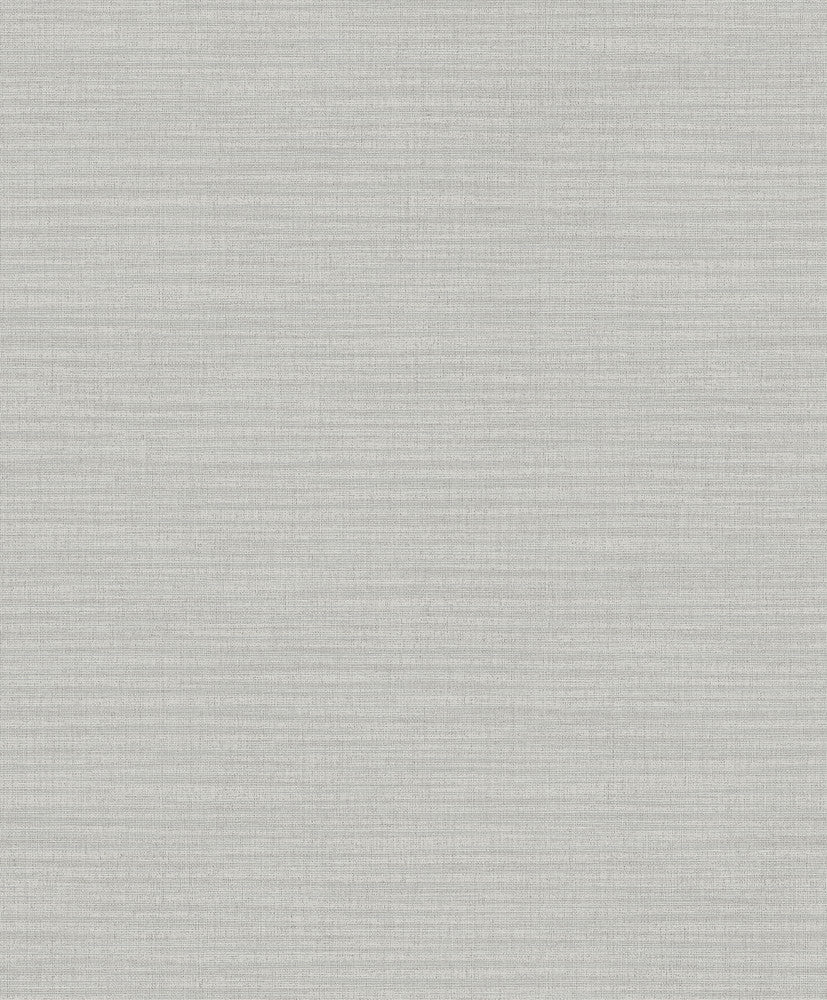 Perdita Grey Grey Linen Wallpaper by Advantage Shades of Grey Covers about 57.8 square feet 21-in by 33-ft long roll Unpasted 25 - Fabric Carolina -