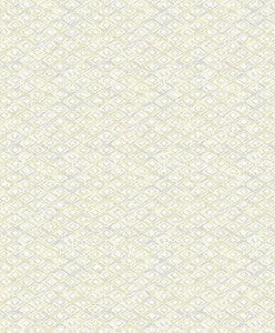Delilah Light Yellow Diamond Wallpaper by Decorline