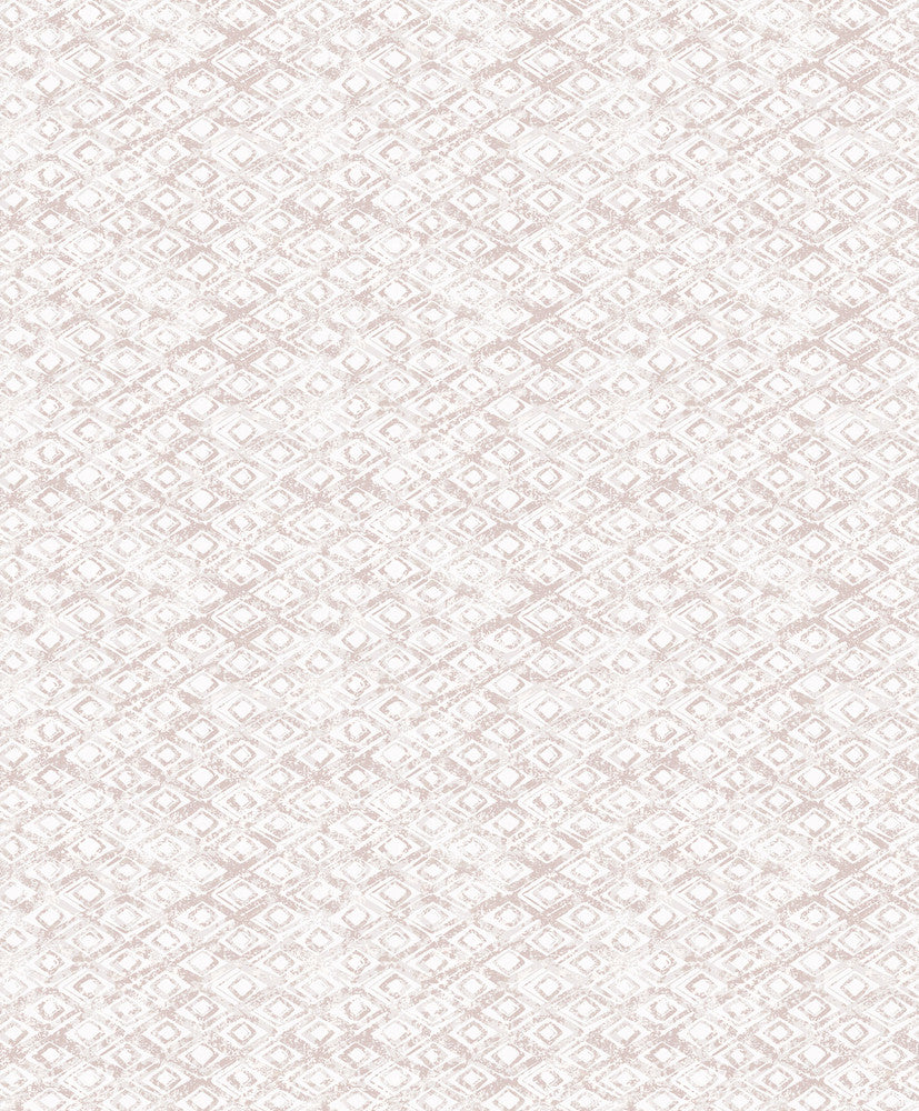 Delilah Peach Diamond Wallpaper by Decorline Vista Covers about 57.8 square feet 21-in by 33-ft long roll Unpasted 6.3 - Fabric Carolina -