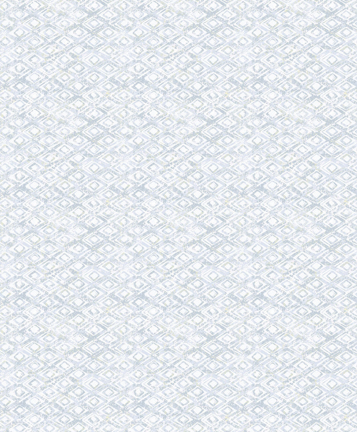 Delilah Light Blue Diamond Wallpaper by Decorline Vista Covers about 57.8 square feet 21-in by 33-ft long roll Unpasted 6.3 - Fabric Carolina -