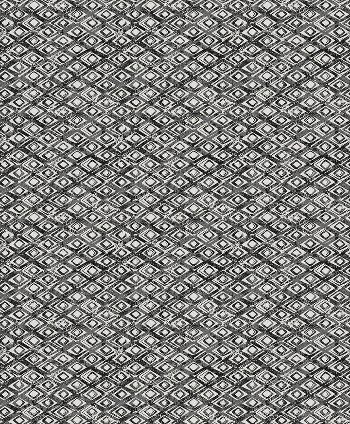 Delilah Slate Diamond Wallpaper by Decorline Vista Covers about 57.8 square feet 21-in by 33-ft long roll Unpasted 6.3 - Fabric Carolina -