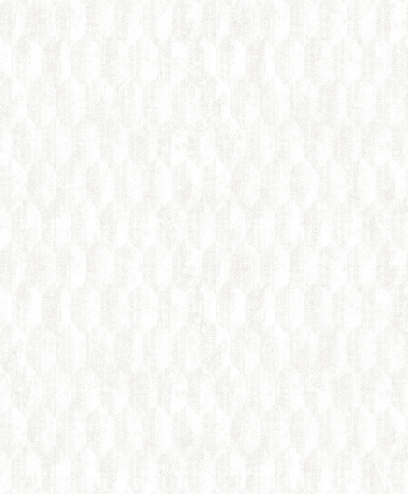 Kendall Ivory Geometric Wallpaper by Decorline Vista Covers about 57.8 square feet 21-in by 33-ft long roll Unpasted 12.6 - Fabric Carolina -