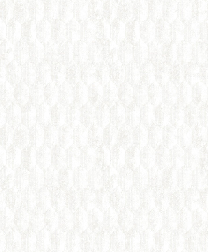 Kendall Ivory Geometric Wallpaper by Decorline Vista Covers about 57.8 square feet 21-in by 33-ft long roll Unpasted 12.6 - Fabric Carolina -