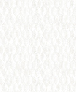 Kendall Ivory Geometric Wallpaper by Decorline