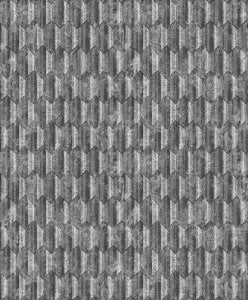 Kendall Silver Geometric Wallpaper by Decorline