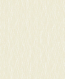 Quinn Light Yellow Twist Wallpaper by Decorline