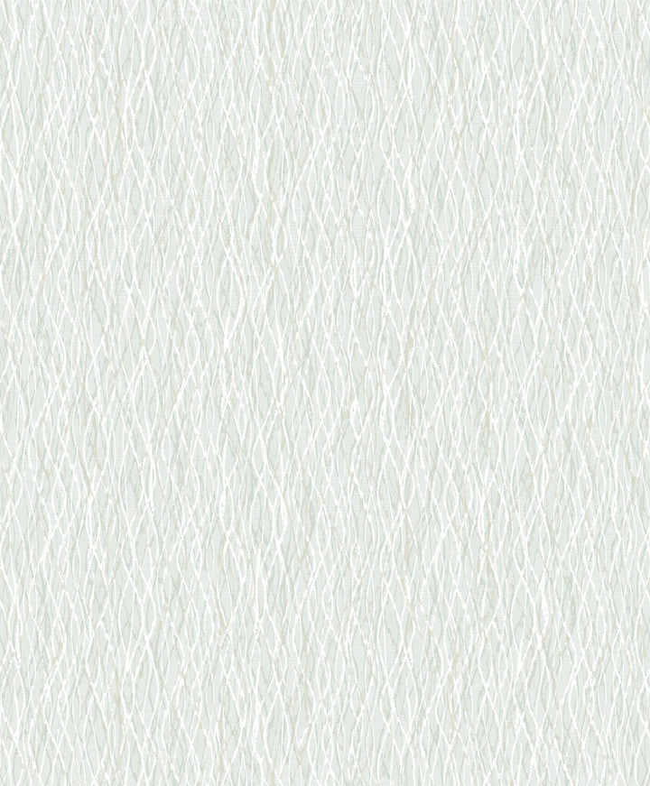 Quinn Light Green Twist Wallpaper by Decorline Vista Covers about 57.8 square feet 21-in by 33-ft long roll Unpasted 25 - Fabric Carolina -