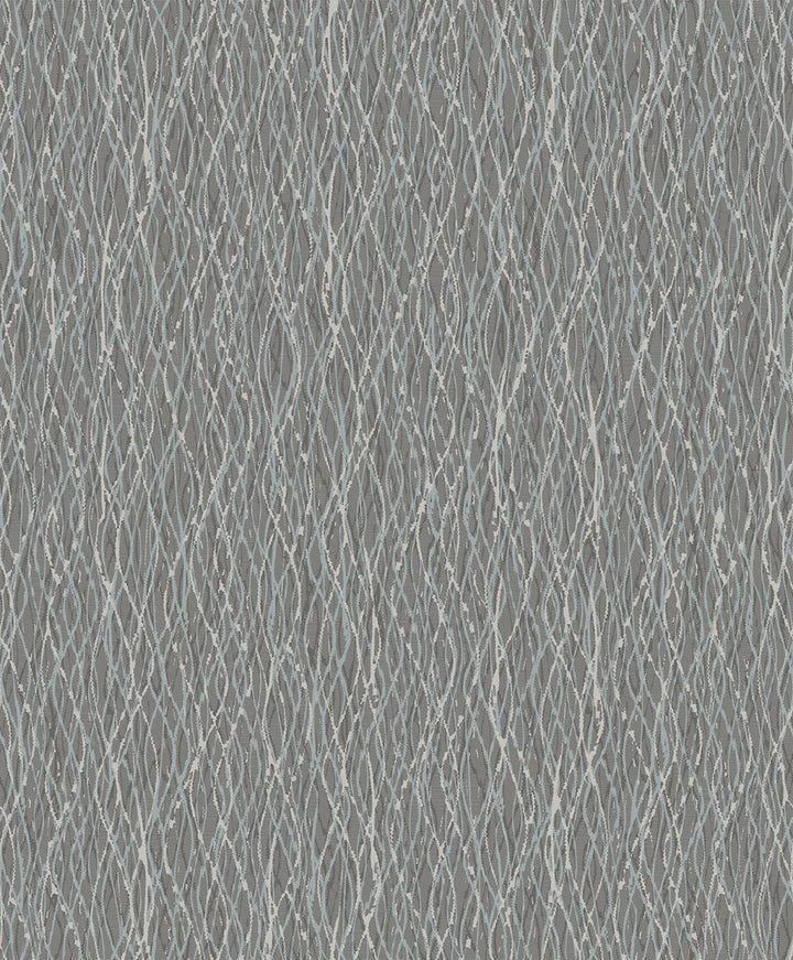 Quinn Brown Twist Wallpaper by Decorline Vista Covers about 57.8 square feet 21-in by 33-ft long roll Unpasted 25 - Fabric Carolina -