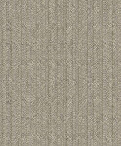 Kinsley Coffee Textured Stripe Wallpaper by Decorline
